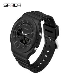 SANDA Casual Men039s Watches 50M Waterproof Sport Quartz Watch for Male Wristwatch Digital G Style Shock Relogio Masculino 22056067343