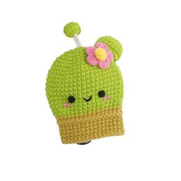 New Creative Cactus Unisex Pull Type Key Bag Hand Knitting Key Wallets Housekeepers Car Key Holder New Keychain Pouch