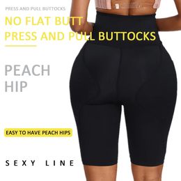 Booty Gains Butt Lifter Padded Panties Shapewear High Waist Hip Enhancer Shorts Cross-dresser Fake Ass Big Buttock Pads XS-7XL