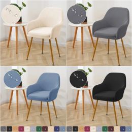Water Repellent Kitchen Chair Cover Elastic Spandex High Dining Arm Chair Covers Modern Washable Office Computer Armchair Covers