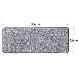 1/2/3pcs Cloth Microfiber Replacement Mop Pad Mop Head Floor Cleaning Replacement Paste Cloth Cover Spray Flat Dust 33 x 12cm