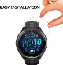 3Pcs Hydrogel Protective Film For Garmin Forerunner 965 Watch Soft Clear Protective Film Full Screen Protector Not Glass