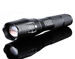 T6 Zoomable Tactical LED Flashlights Military 3800Lumens XML 18650 High Power Torch LED Lamp For Outdoor Camping Hiking3030322