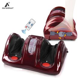 Electric Foot Massager Shiatsu Heating Physiotherapy Deep Kneading Roller Vibrator Calf Meridian Dredging Leg Pain Relief Relax