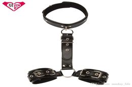 Sex Slave Collar with Handcuffs Fetish bdsm Bondage Restraints Hand Cuffs Adult Games Sex Products Sex Toys for Couples8236577