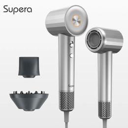 Supera Ionic Hair Dryer For Hair Ultra High Speed Motor 220V 1600W Styling Tool Professional HairDryer Negative Ion Hairdryers 240423