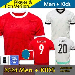 2024 European Cup Austria soccer jerseys X.SCHLAGER SABITZER ALABA football shirts 24 25 LAIMER BAUMGARTNER DANSO SEIWALD LIENHART jersey short sleeves Sweatshirt