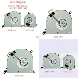 Laptop Cooling Pads New Original Cpu Gpu Fans For Msi Modern Ps63 8Rc 8M Ms16S1 16S3 16S2 Bs5005Hsu3J/U3I Fan Drop Delivery Computers Ot29A