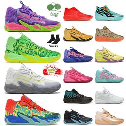 OG Designer Lamelo Ball MB.01 02 03 Basketball Shoes GutterMelo Lamelos Galaxy Trainers Porsche Blue Hive Queen City Rick & Morty Chino Hills Pink Wings Sneakers