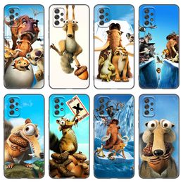 Anime Ice Age Phone Case For Samsung Galaxy A21 A30 A50 A52 S A13 A22 A32 4G A33 A53 A73 5G A12 A23 A31 A51 A70 A71 A72 Cover