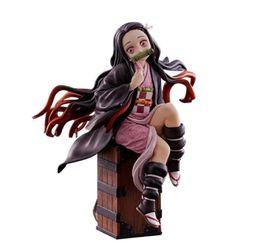 Kimetsu no Yaiba Japan Anime Figures Kamado Nezuko PVC Action Figure 17CM sexy girl figure Model Toys Doll Gift Q07229473697