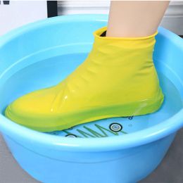 Rain Boots Shoes Cover Waterproof Shoe Cover Silicone Rain Shoes Pocket Rubber Boots Cover Sneakers Protector Foot Cover Cycling