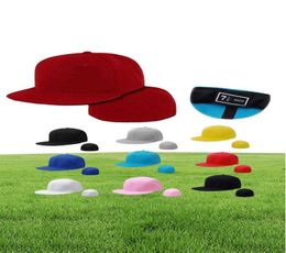 Fitted Caps Hats New 9 Sizes Fit Trucker York Closed Mens Bill Hiphop Plain Baseball Snapback Blank Solid Flat Visor Brim Era Q0709644998