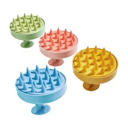 Soft Silicone Head Scalp Massage Comb Shampoo Brush Hair Washing Comb Shower Brush Head Massage Hair Hairdressing Tool