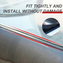 AUTOMECHANIST Rubber Car Window Seal Strip Anti Rain Gap Sealing Trim Auto Sealant Soundproof 1/2/4m Car Side Window Seal Strip
