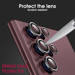 Camera Lens Protector For Samsung Galaxy S22 Ultra S23 Ultra S23 Plus S23 5G Glass Metal Camere Ring Case Cover Protective Cap