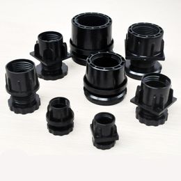 4pcs Black Adjustable Foot Mats with Nut Round/Square Plastic Blanking End Cap Pipe Plug Furniture Tube Cover Foot Pad