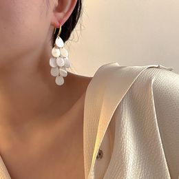 Bilandi Trendy Jewellery Popular Multi Shell Tassel Long Dangle Earrings For Women Girl Gift Hot Sale Fine Ear Accessories