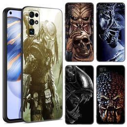 Alien Predator Phone Case For Honour Magic 4 20 50 Lite 60 SE 30 70 80 Pro Plus 20E 20i 30i 20S 30S Soft TPU Black Cover