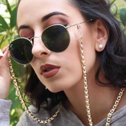 Eyeglasses chains New Fashion Pearl Sunglasses Chain Necklace with Rope Metal Chain Pendant Womens Jewelry Girls Gift Glasses Chain C240411