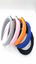 Thick Sponge Velvet Hairbands Headbands for Women Girls Triangle LOGO Head Bands Headwear Hair Bands2337065