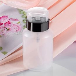 250ml Empty Pump Dispenser Liquid UV Gel Polish Nail Art Polish Clean Bottle Polish Cleanser Remover Plastic Bottle