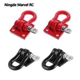 2Pcs RC Car Metal Climbing Trailer Hook Buckle Winch Shackle For 1/10 Scale Track Truck D90 SCX10 Upgrade Spare Parts