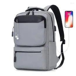 Backpack Weysfor Waterproof Laptop Men USB Charging Travel Women Oxford Rucksack Male Vintage School Bag Mochila