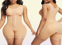 Women039s Shapers BuLifter Slimming Shapewear Full Body Shaper Post Liposuction Girdle Corset Tummy Control Faja Waist Open Cro7593295