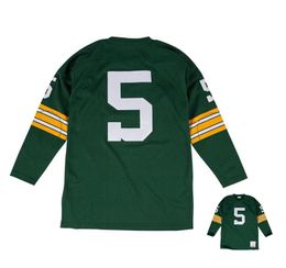 Stitched football Jerseys 5 Paul Hornung 1961 mesh Legacy Retired retro Classics Jersey Men women youth S-6XL