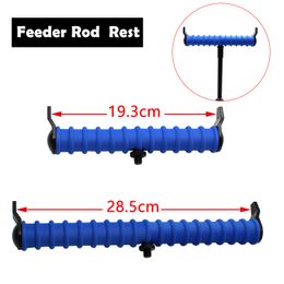 1pcs Carp Fishing Tackle Feeder Blue Rod Rest (S/L) Alu Alloy Rod Pod Holder Stick Bracket For Carp Fishing Accessories