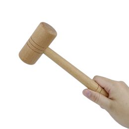 NIUPIKAK Handmade Wooden Hammer Mini Mallet DIY Craft Professional Jewellery Accessories Knock Flat Kids Toys Fun Tool