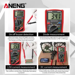 ANENG DM850 Digital Multimeter 1999 Counts Eletric Professional Automatic AC/DC Votage tester Current Ohm Ammeter Detector Tool