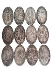 Twelve Constellations Zodiac Collectible Coin Original Coins Set Holder Challenge Coin Creative Gift5041334