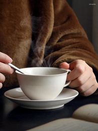 Mugs Japanese Style Handmade Ceramic Coffee Set Standard Steam Pitcher Afternoon Tea Hand Cup
