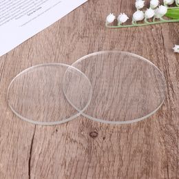 Round Ellipse Acrylic Transparent Bases Fit for 1pcs Clay Tools Polymer Clay Molds