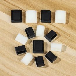 10Pcs Self-adhesive Cable Clamp Table Desk Storage Wire Tie Practical Fixing Clip Wire Holder Organizer Durable Cable Clips