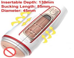 Leten Full Automatic Male Masturbation Cup Pocket Pussy Artificial Vagina 10 Modes Strong Vibrator Sex Toy Masturbator For Man1278174