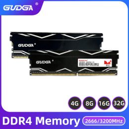 RAMs DDR4 8GB 16GB 32GB Memoria Ram DDR4 2666 3200MHz Memory Desktop Heatsink Ram Memory Ddr4 3200mhz Dimm with Heat Sink XMP for PC