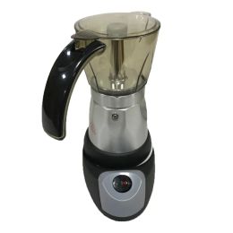 300ml Electric Italian Top Moka Coffee Pot Percolators Tool Philtre Cartridge Aluminium Electrical Espresso Maker