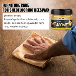 Wood Seasoning Beeswax Waterproof Furniture Polishing Brighten Care Wax Floor Cleaning Maintenance Wood Care For Tables Chairs