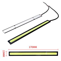 2Pcs Super Bright 17CM LED COB Fog Bulb Universal Car Waterproof Daytime Running Light Auto Strip Light Car Styling LED Lamp