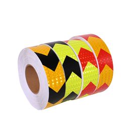 2"x25M Reflective Safety Warning Reflector Tape Film Sticker For Bike Trailers Bicycle Car Motorcycle Reflective Stickers Arrow