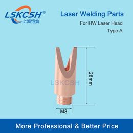 LSKCSH 10Pcs/Lot Welding Laser Nozzle M8 Thread Diameter 10.5mm With Wire Feed Used For Hanwei Laser Welding Head