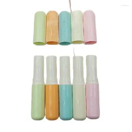 Storage Bottles 20pcs Refillable Lipstick Tube Lip Containers Empty DIY Cosmetic Lotion Container Clear Travel Bottle