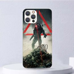 Alien Vs Predator Painted Soft Case For iPhone 11 12 13 Mini 14 Pro Max 15 Cover Apple Phone Cover X XS XR SE 7 Plus 8 + 6S 5S