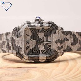 Luxury Looking Fully Watch Iced Out For Men woman Top craftsmanship Unique And Expensive Mosang diamond Watchs For Hip Hop Industrial luxurious 67796
