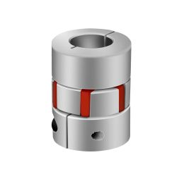 D20L25 Three jaws coupler D20 L25 BW Aluminium plum flexible spider coupling motor red rubber pad 6 6.35 8 10 mm V-CORE 3 5X8