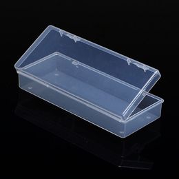 8 Sizes Small Square Clear Plastic Storage Box For Jewelry Diamond Embroidery Craft Bead Pill Home Storage Supply