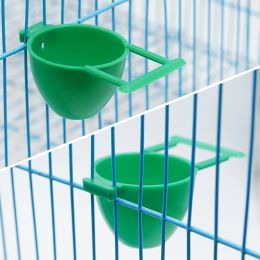 10Pcs Bird Parrot Feeder Fruit Egg Container Holder Cage Hanging Pet Bird Supplies Feed Box 100% Brand New And High Quality